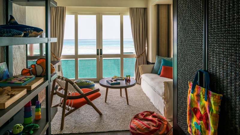 房型内部设施图片参考，如无边泳池与电视及音响， 双卧室水上别墅-Two Bedroom Water Villa maldievs(四季沃亚瓦私人岛 four saesaon private island at voavah) 